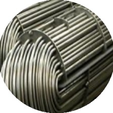 Titanium tubes heat exchanger
