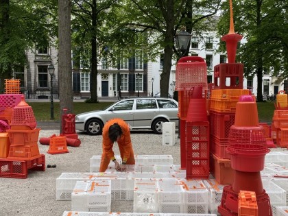 Carolien Adriaansche - construction day Voorhout Monumentaal