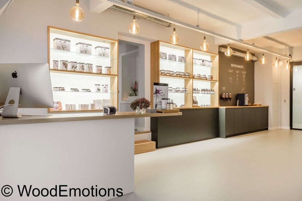 Op maat gemaakt interieur voor Five City Spa Amsterdam