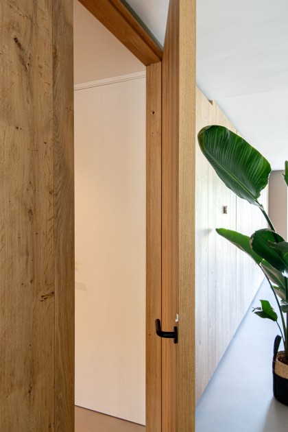 Oud houten moderne keuken2