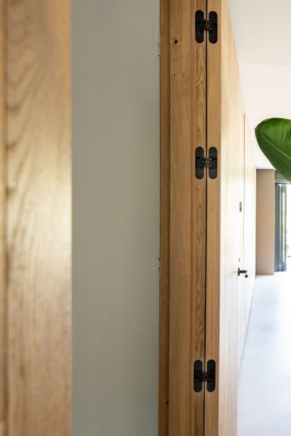 Oud houten moderne keuken1