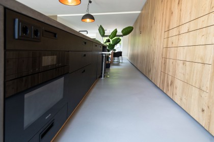 Oud houten moderne keuken5