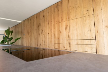 Oud houten moderne keuken8