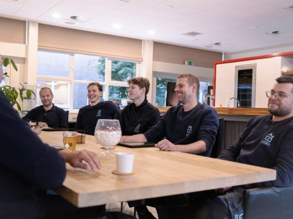 Werkbespreking op maandagochtend