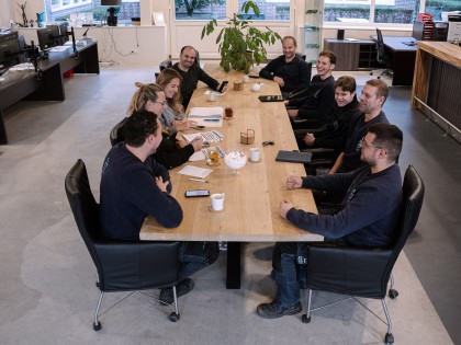 Werkbespreking op maandagochtend