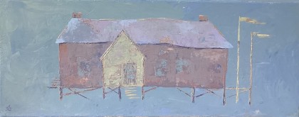 Hoog op het strand 20 x 50