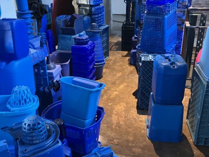 Carolien Adriaansche - opbouw De Blauwe Stad in de Groene Afslag