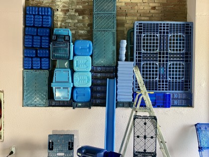 Carolien Adriaansche - opbouw De Blauwe Stad in de Groene Afslag