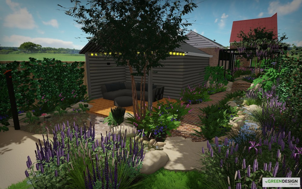 3D tuinontwerp Soest