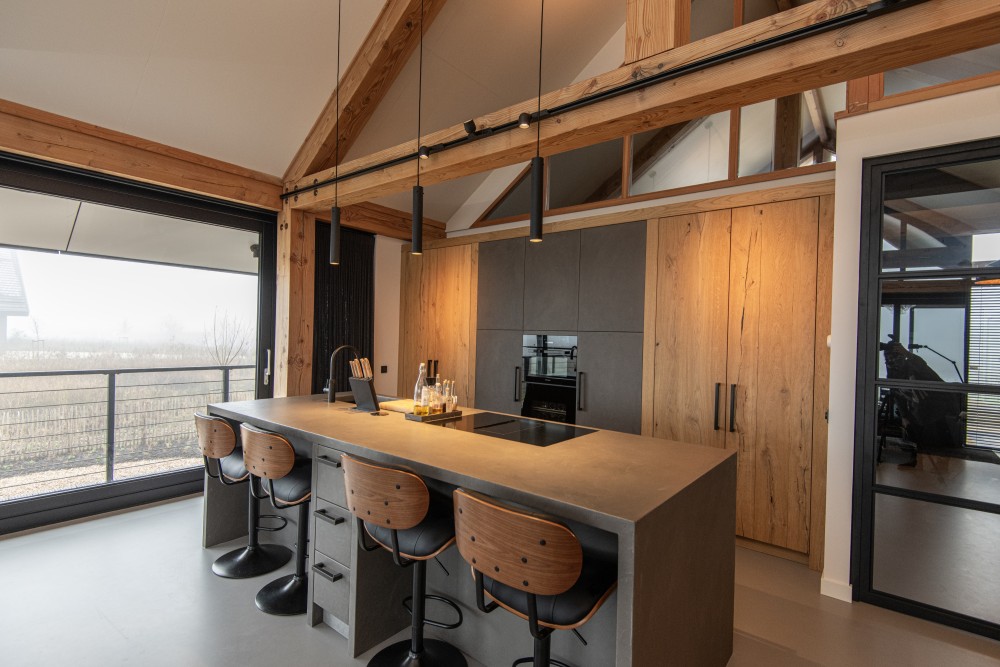 Luxe industriële keuken Amersfoort