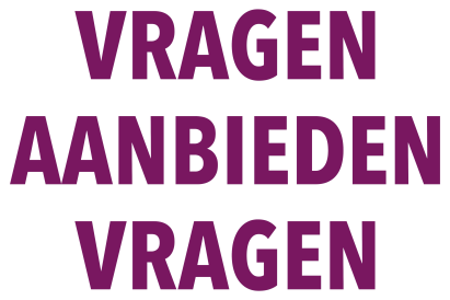 Vragen, aanbieden, vragen