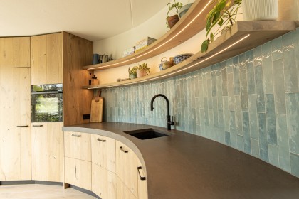 Ronde keuken houten 2