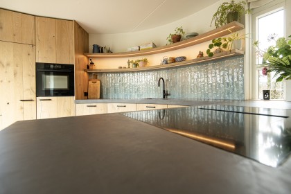 Ronde keuken houten 3
