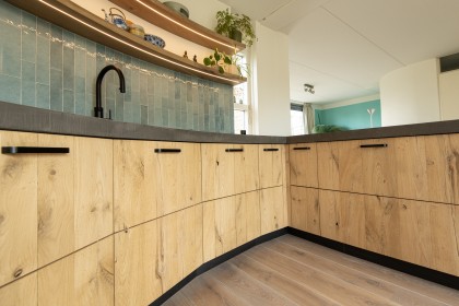 Ronde keuken houten 4