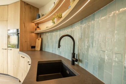 Ronde keuken houten 5