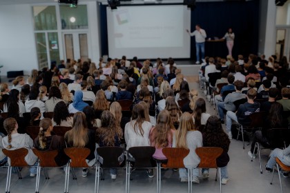 Brugklassers 2025 op het Erfgooiers College in Huizen.