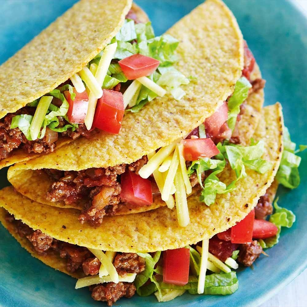 Taco shells green jalapeño