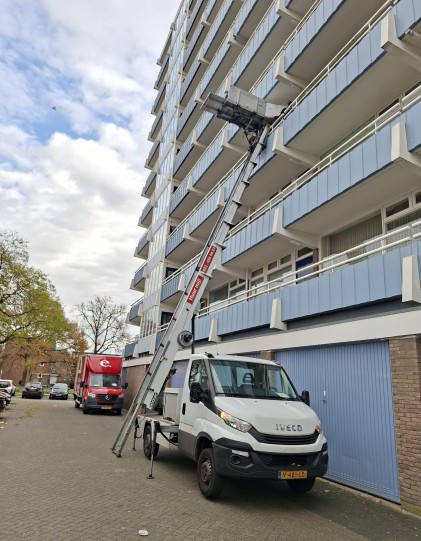 Verhuislift voor een flatgebouw
