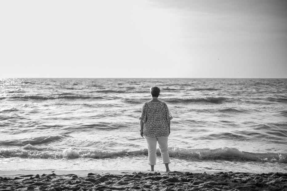 Miriam, van Veerkracht bij kanker, in het bos