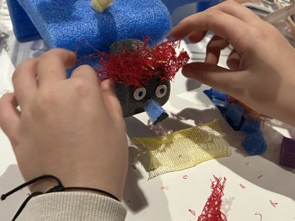 De Afvaljuf - workshop  met plastic afval