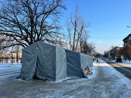 Noodopvang in Kyiv georganiseerd door onze partner Yulya Sokol