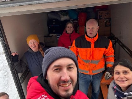 Ontvangst van transport 356 in Oezjhorod op 22 januari 2026