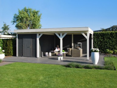 Trendhout Overkapping met schuur Almere (12)2