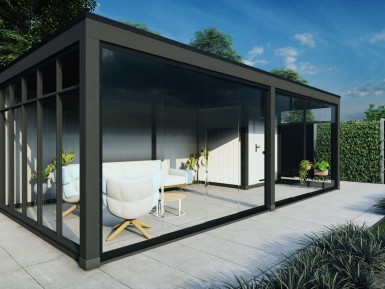 Trendhout Overkapping met schuur Almere (3)2