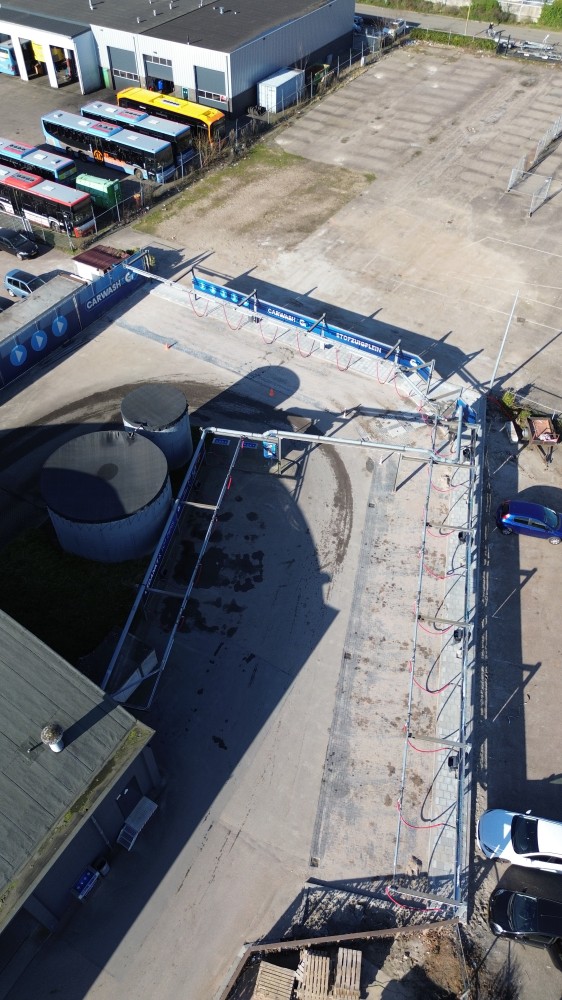 Infra en straatwerk Carwash & Go  Isselt - Fase 1