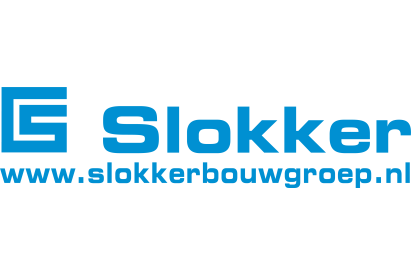 Logo Slokker Bouwgroep blauw