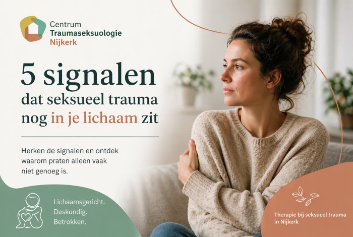 Therapie bij seksueel trauma in rustige praktijkruimte
