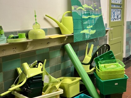 C. Adriaansche Green Footprint Omrin – studio corridor